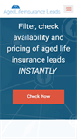 Mobile Screenshot of agedlifeinsuranceleads.com